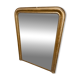 Grand miroir de cheminée Saint-Gobain, circa 1983