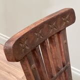 Pair of wooden chairs