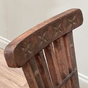 Pair of wooden chairs