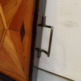 Antique wooden tray with inlay