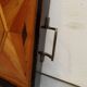 Antique wooden tray with inlay