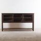 Vintage wooden showcase sideboard