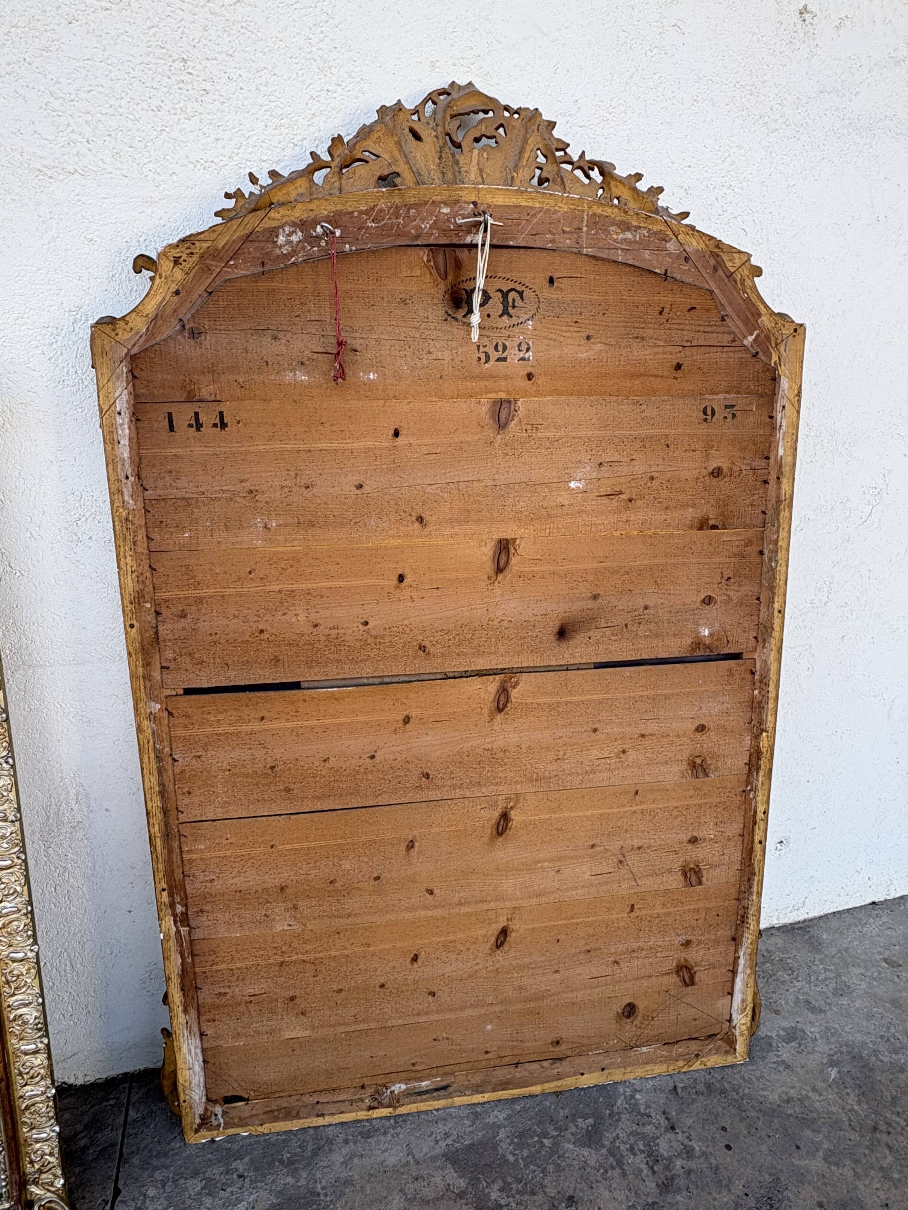 Large mirror from the 19th century