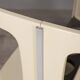 Vintage 1970s plastic and glass bar trolley by Marc Held for Prisunic