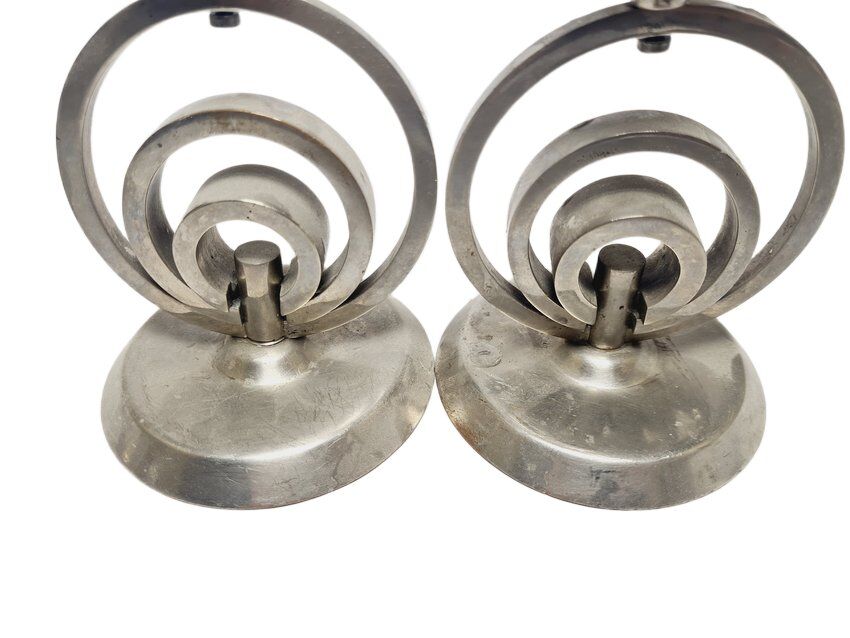 Art Deco candleholder, Germany, 1970s, set of 2