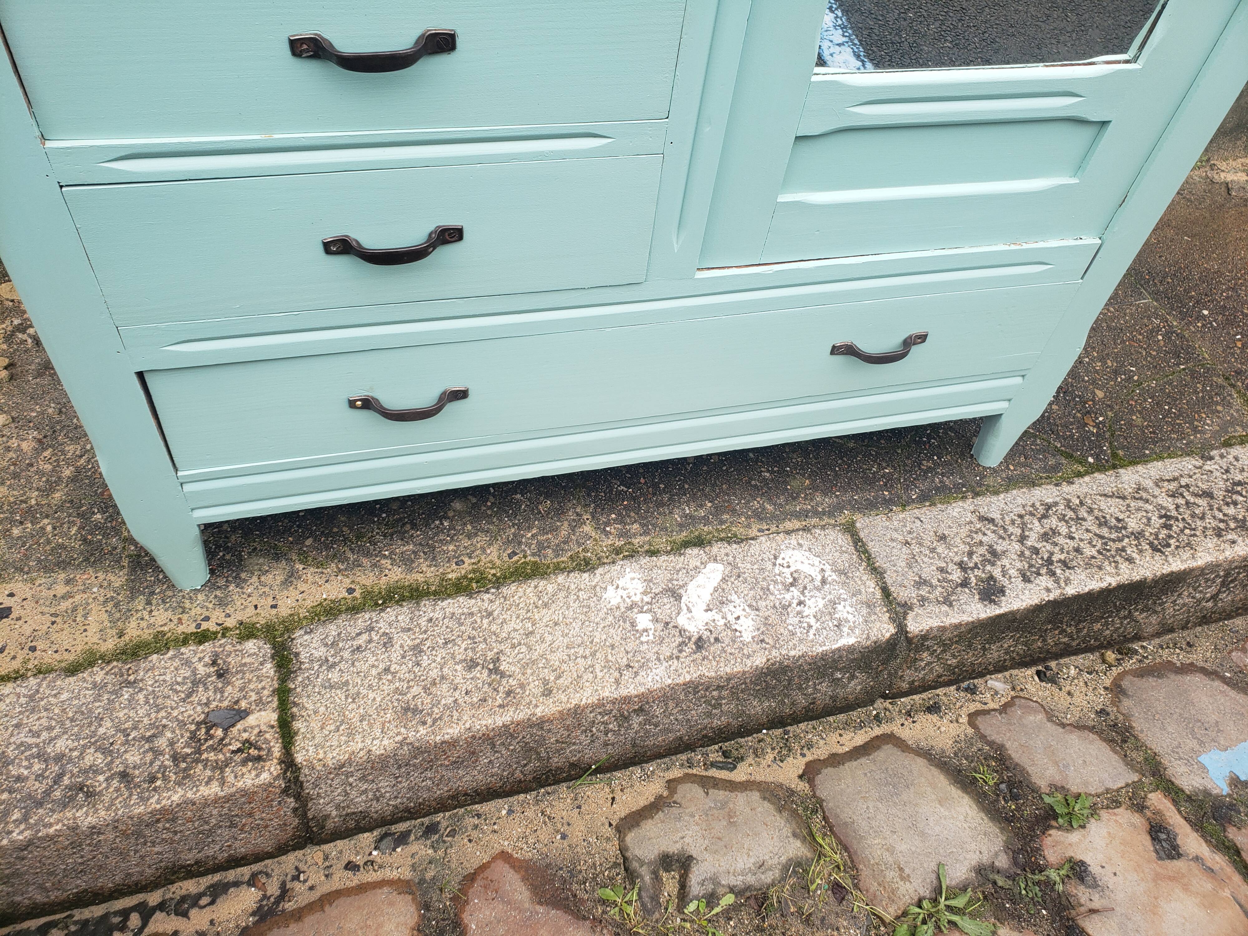 Mint green parisian dresser