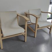 Pair of armchairs by jean-michel wilmotte