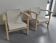 Pair of armchairs by jean-michel wilmotte