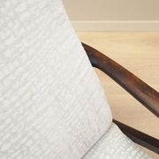 Beech armchair, Italian design, 1970s, production: Italy