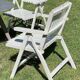 Pair of vintage wooden garden armchairs by r.gleizes