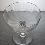 6 crystal champagne glasses