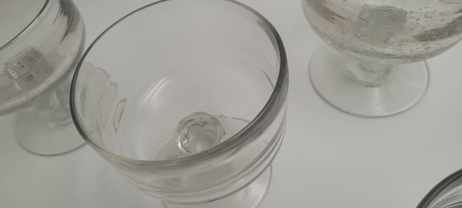 70's blown glass cups