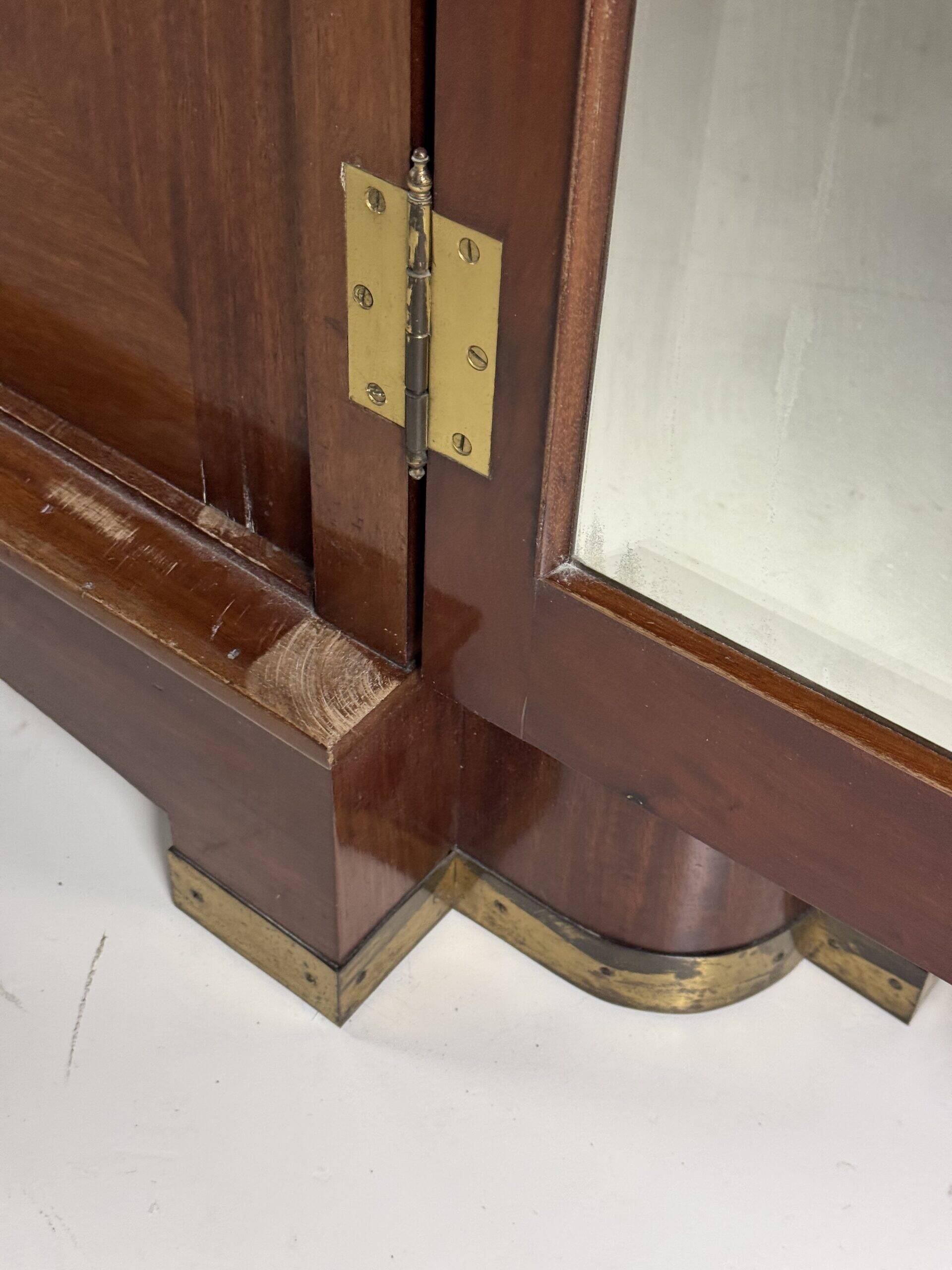 Art Deco wardrobe with mirrors