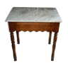 Billot table on marble