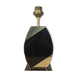 Brass and black lamp foot