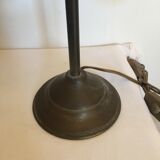 Old lamp opaline and bronze