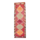 3x10 Orange & Red Turkish Vintage Runner Rug, 97x301Cm SK 22031