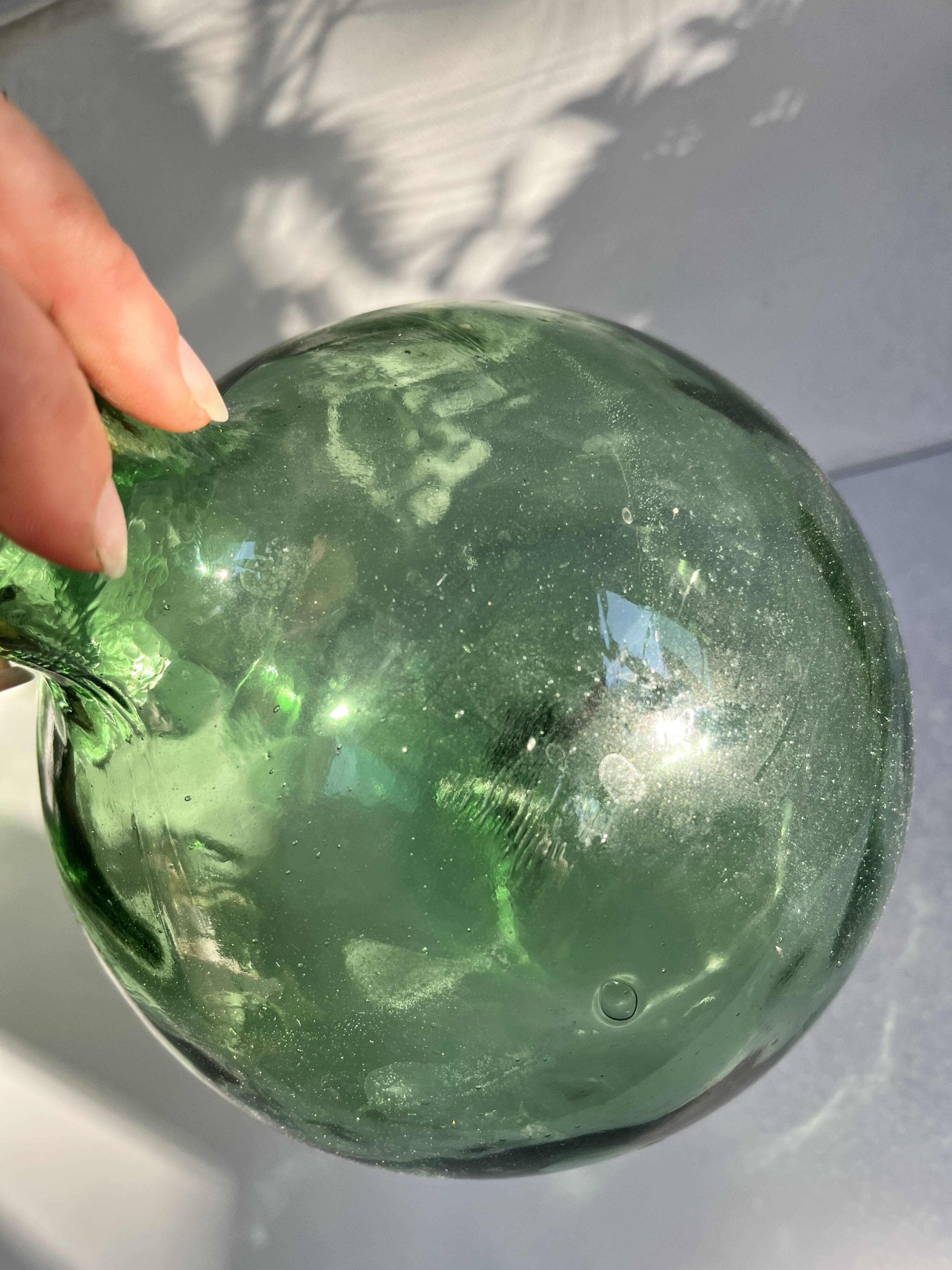 Green demijohn carboy