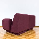 Purple Modular Sofa, 1978, Germany
