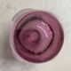 Red Glass vase "tulip" top 1960s