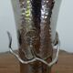 Struck metal vase