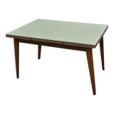 Yellow formica table