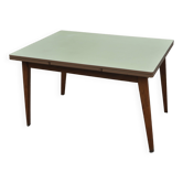 Table en formica jaune