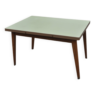 Yellow formica table