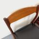 6 vintage Danish Scandinavian chairs by Aerthoj Jensen & Molholm in teak.