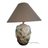 Lampe chaumette barbotine hortensias