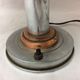 Lampe en chrome 1930 double patine art deco metal doré et cuivre