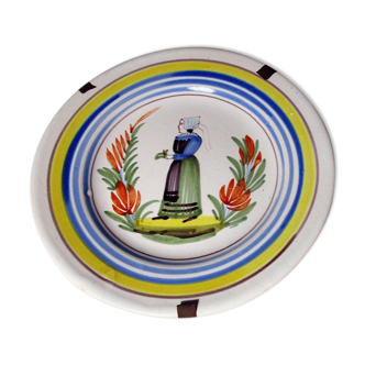 Quimper earthenware plate