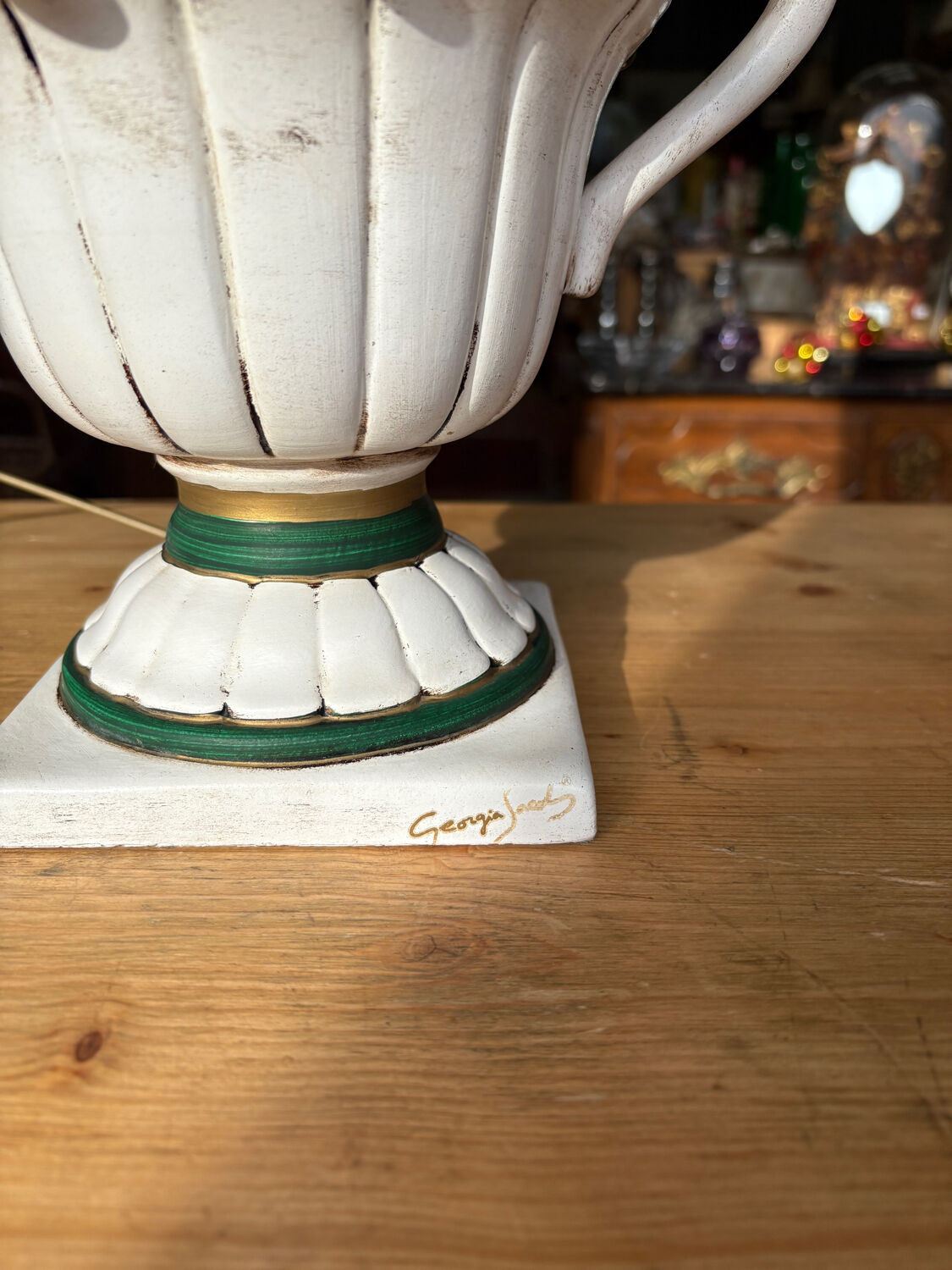 Georgia Jacob Lamp – Vintage draped model (71 cm)