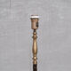 Pair of Leather and Brass Mid-Century Einar Bäckström Floor Lamps