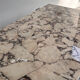 Violetta Calacatta marble coffee table on chrome base, 1970s
