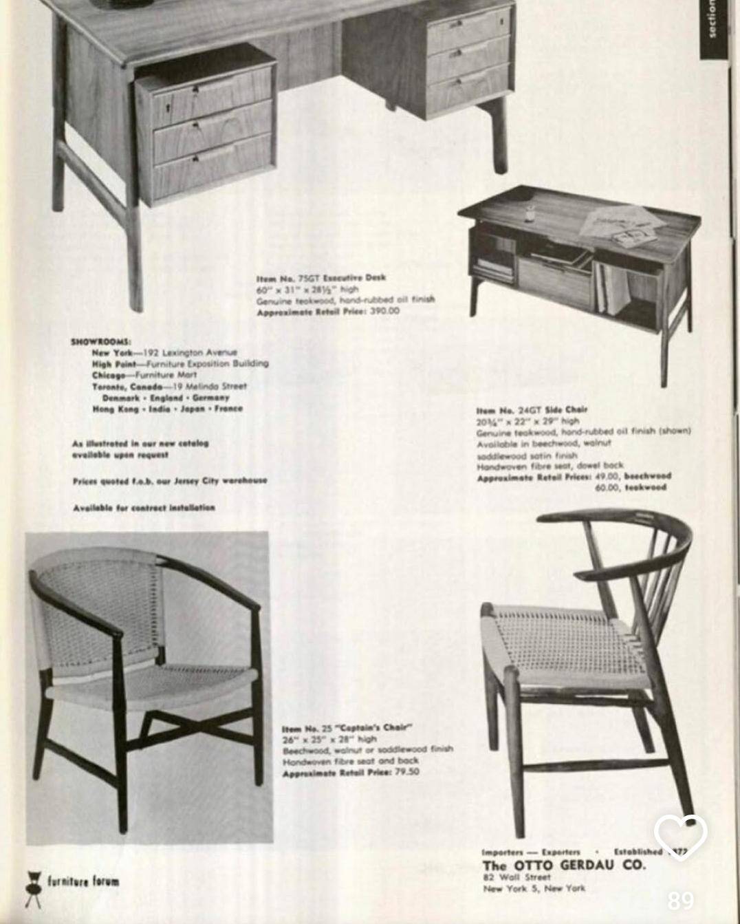 Illum Wikkelsø for N. Eilersen rare Side Chair "24GT" in Teak