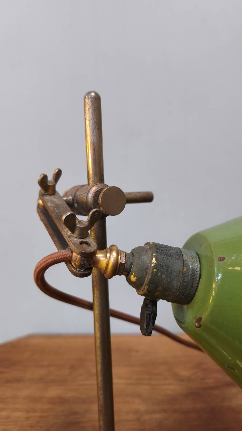 Vintage industrial desk lamp from the 1930s.