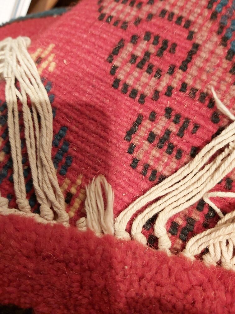 Tunisia hand-woven wool carpet