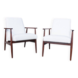 Lisek 300-190 armchairs, designed by H. Lis, Poland, 1960s. After renovation.