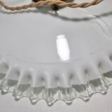 Opaline glass pendant light