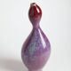Porcelain vase with peacock glaze by Matsuyama Gaei, first generation.