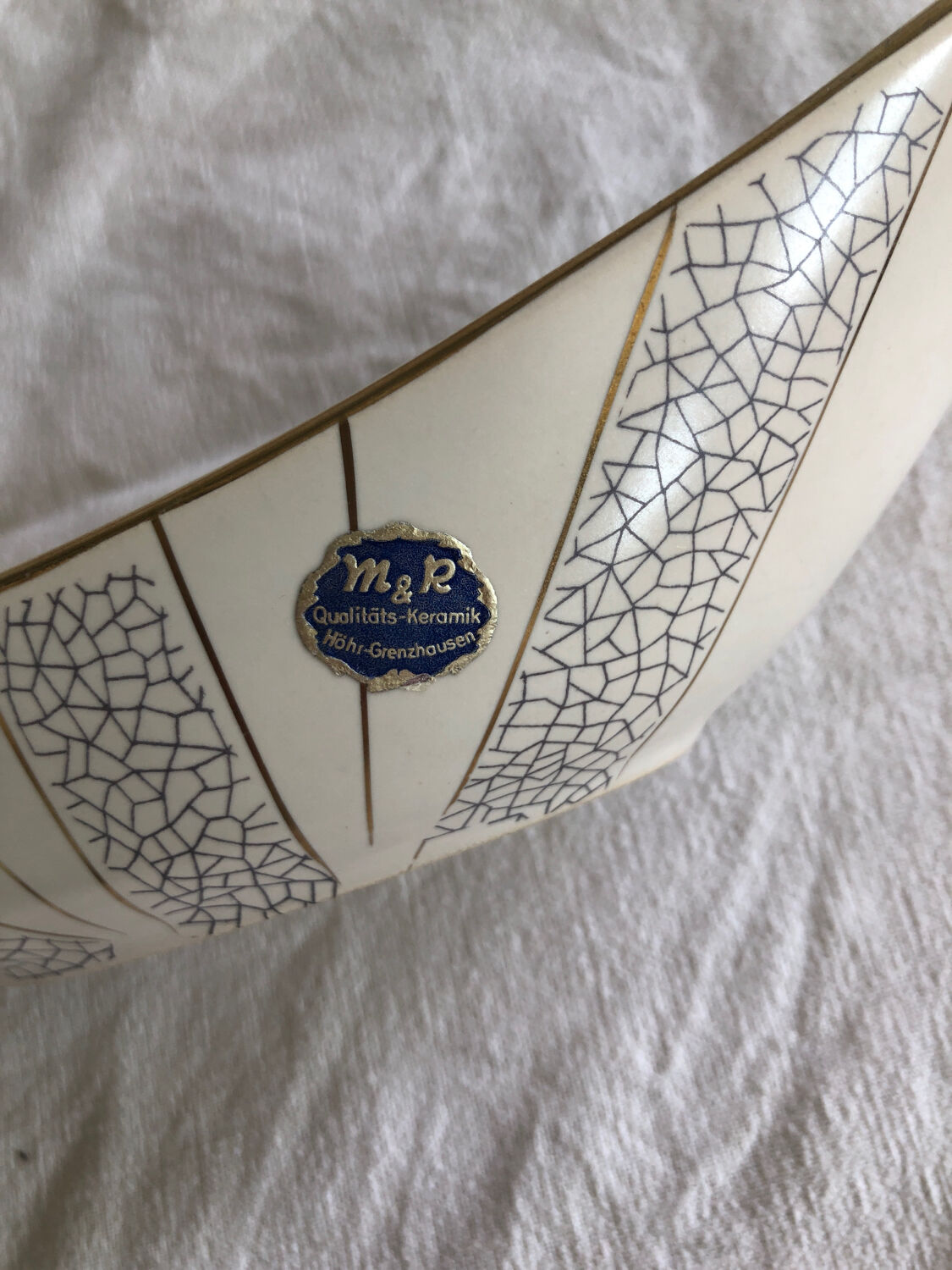 Empty pocket ceramic German vintage