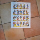 Image d'Epinal "l'illustre famille des Jean"