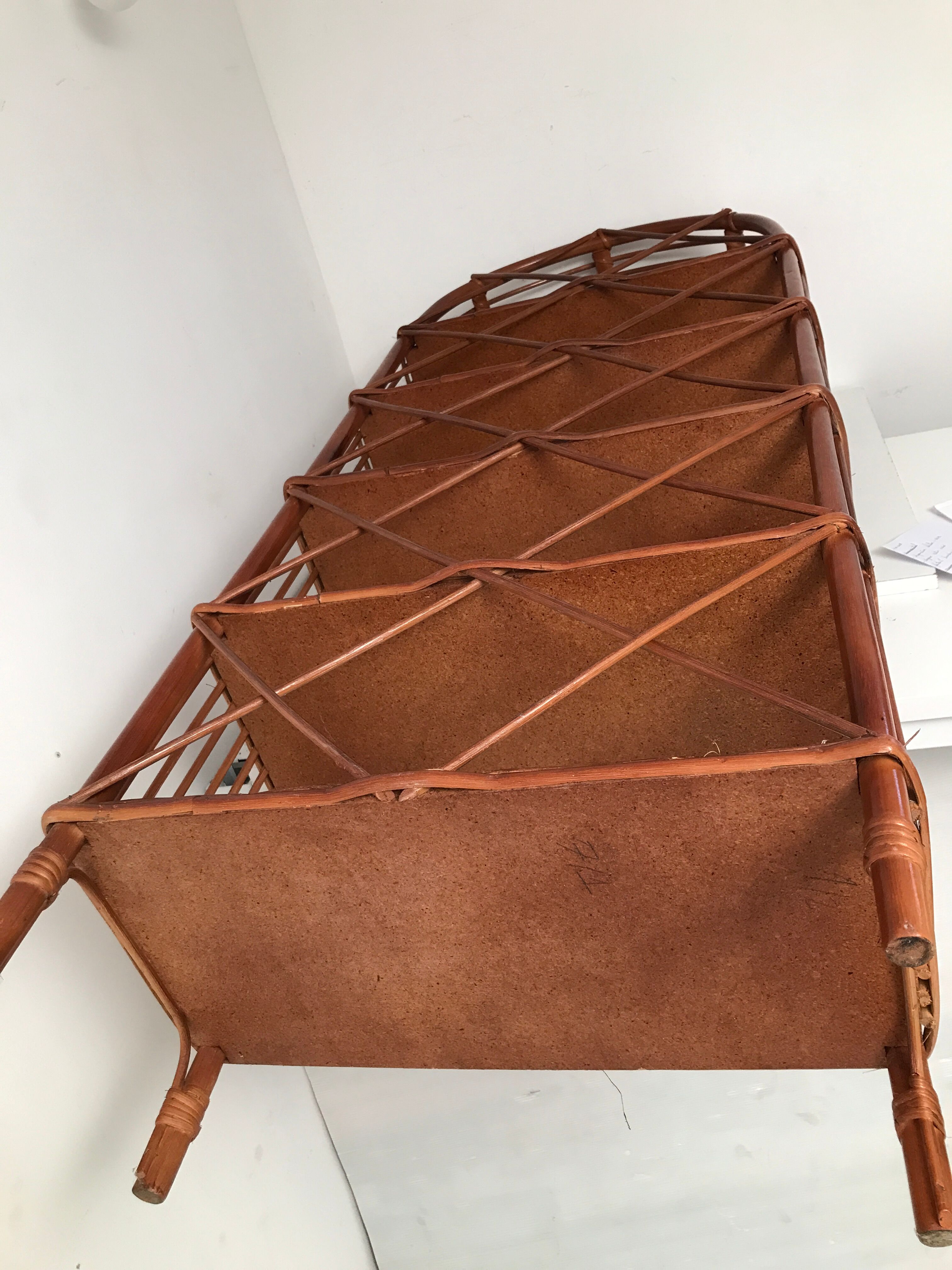 Bamboo shelf and cannage 60s