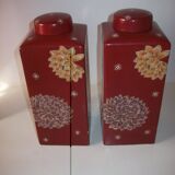 Pair of ceramic vases Geneviève Lethu
