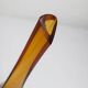 Small soliflore vase helical shape height 21.5 cm orange