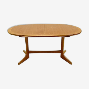 Vintage dining table by William Lawrence teak 1960 Scandinavian style