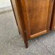 Vintage wooden shoe cabinet in Louis XV bibus style 1950.