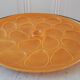 Seafood dish / oysters Salins orange-yellow 60s-70s