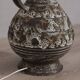 Vintage 1960s ceramic floor lamp, west germany design